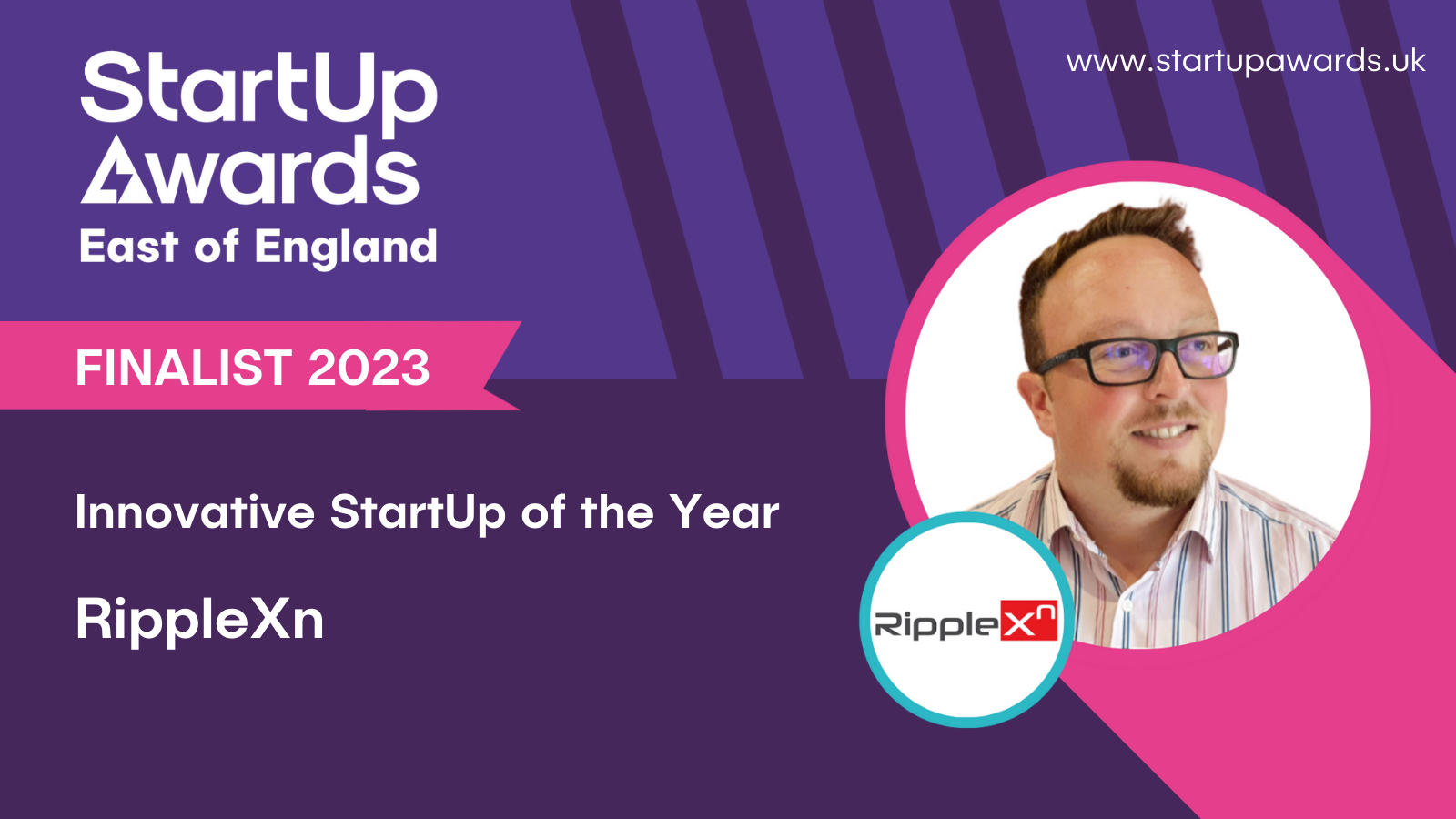 RippleXn has been shortlisted for the UK Startup Awards 2023